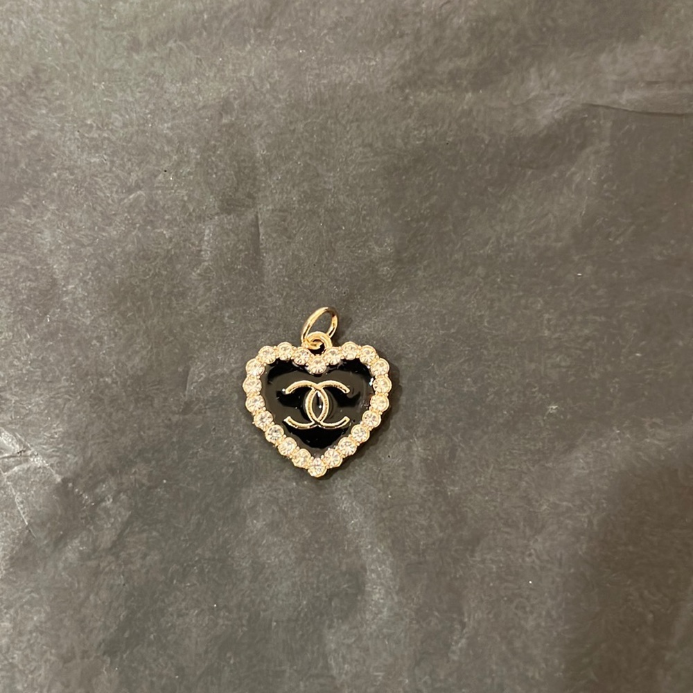 Upcycled Chanel Button Pendant